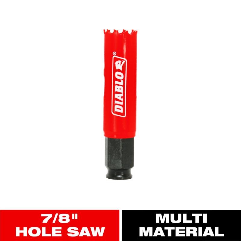 Diablo Snap-Lock Plus 7/8 in. Bi-Metal 2-3/8 in. L Hole Saw