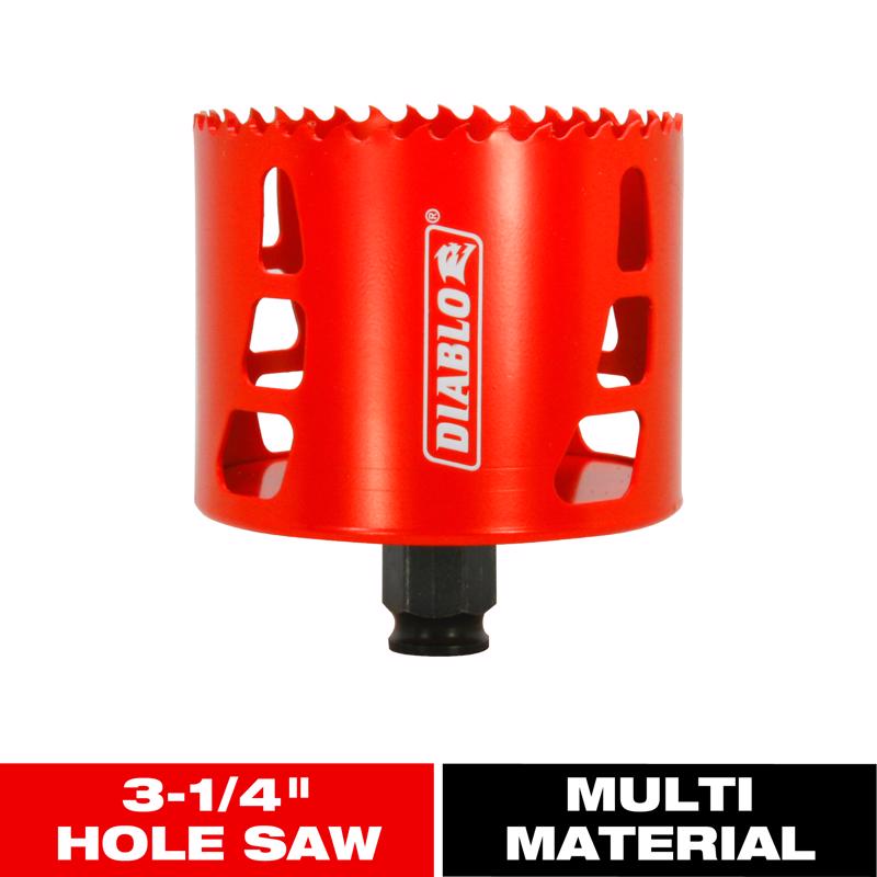 Diablo Snap-Lock Plus 3-1/4 in. Bi-Metal 2-3/8 in. L Hole Saw