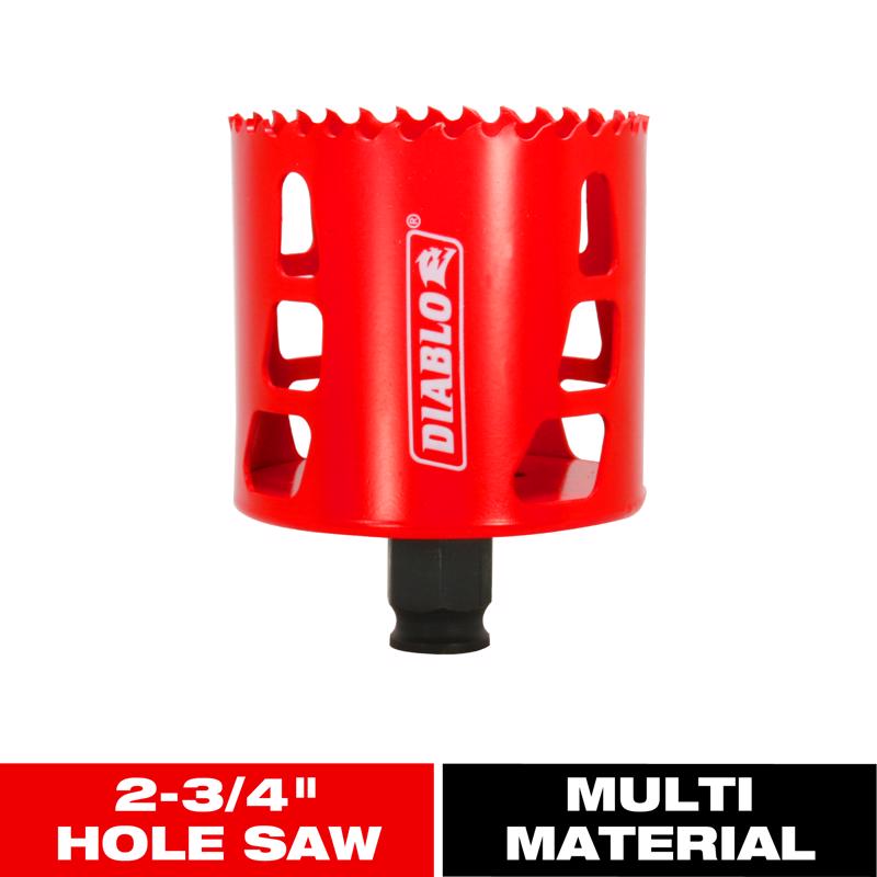 Diablo Snap-Lock Plus 2-3/4 in. Bi-Metal 2-3/8 in. L Hole Saw