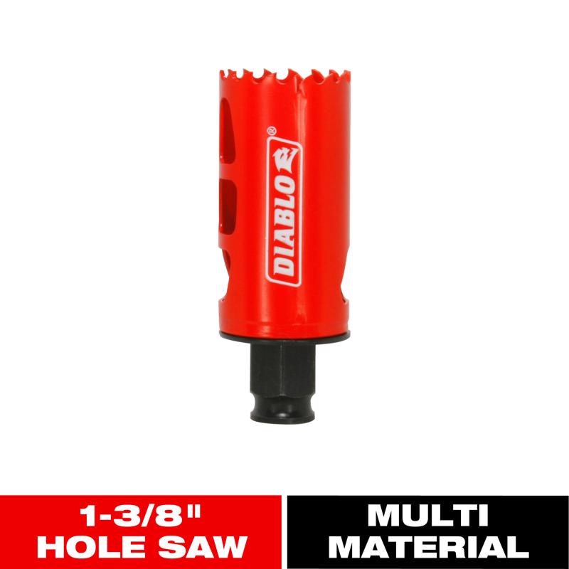 Diablo Snap-Lock Plus 1-3/8 in. Bi-Metal 2-3/8 in. L Hole Saw