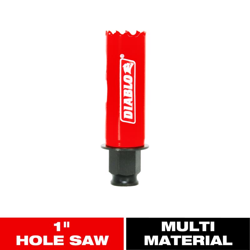 Diablo Snap-Lock Plus 1 in. Bi-Metal 2-3/8 in. L Hole Saw