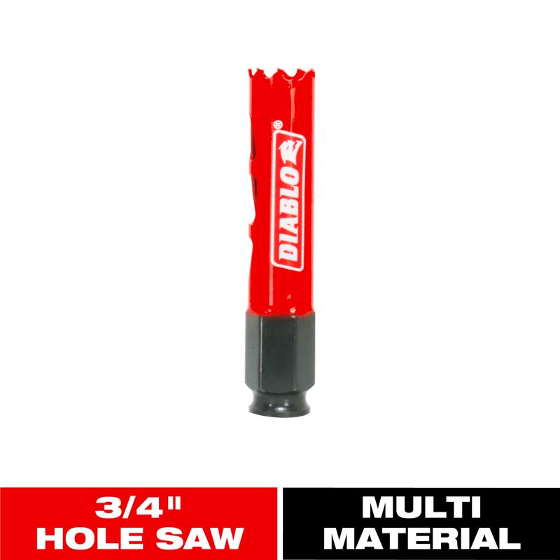 Diablo Snap-Lock Plus 3/4 in. Bi-Metal 2-3/8 in. L Hole Saw
