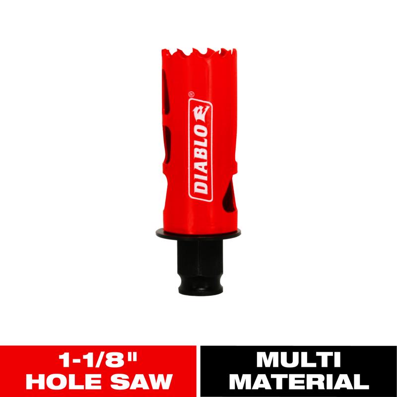 Diablo Snap-Lock Plus 1-1/8 in. Bi-Metal 2-3/8 in. L Hole Saw