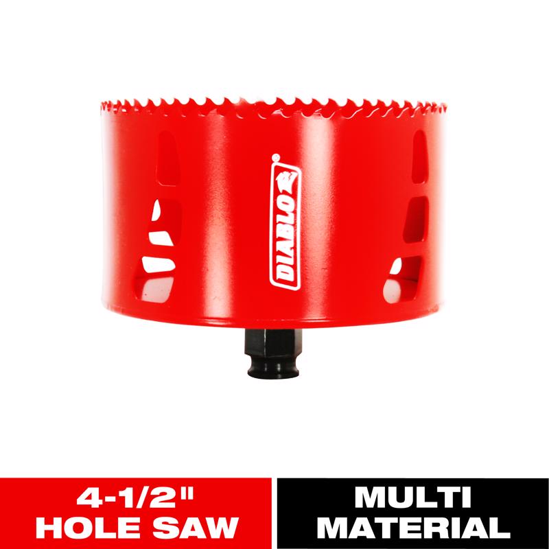 Diablo Snap-Lock Plus 4-1/2 in. Bi-Metal 2-3/8 in. L Hole Saw