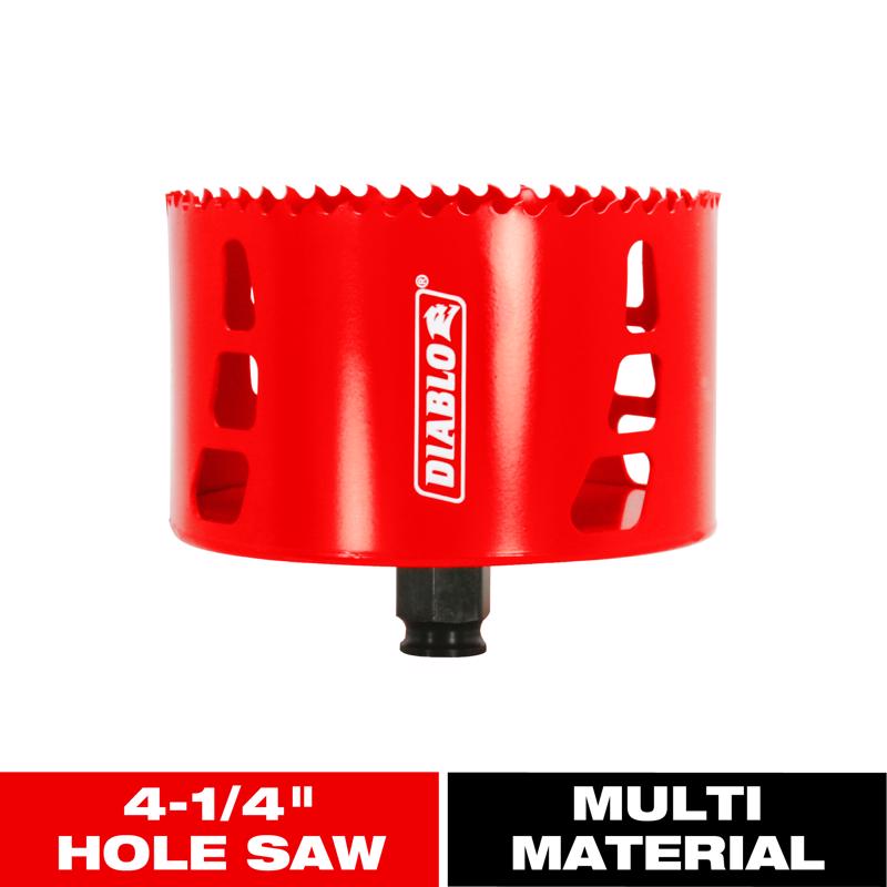 Diablo Snap-Lock Plus 4-1/4 in. Bi-Metal 2-3/8 in. L Hole Saw
