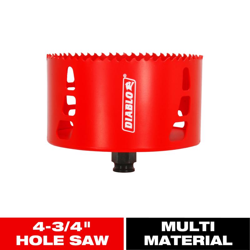 Diablo Snap-Lock Plus 4-3/4 in. Bi-Metal 2-3/8 in. L Hole Saw