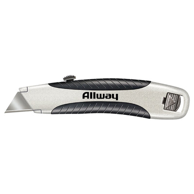 Allway 8.6 in. Utility Knife Black