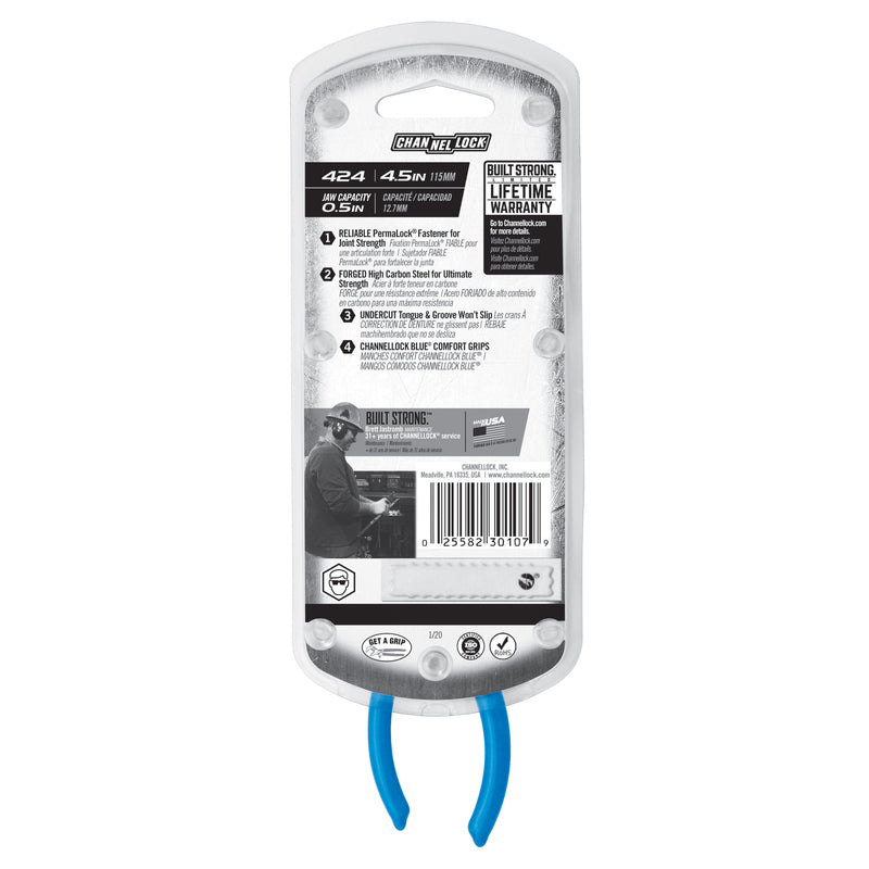 Channellock 4-1/2 in. Steel Tongue and Groove Pliers