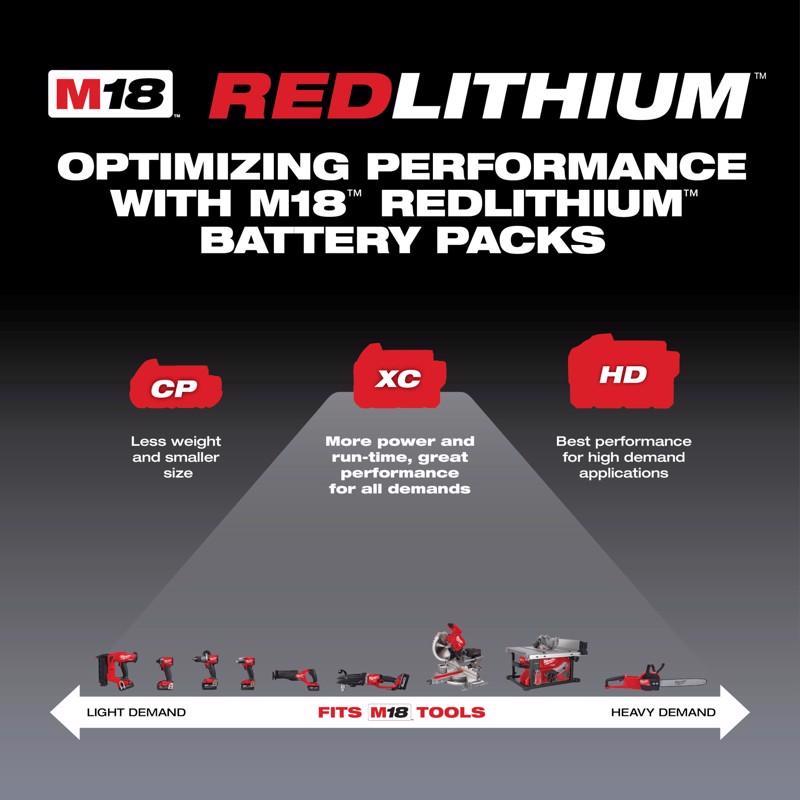 Milwaukee M18 RedLithium XC5.0 5 Ah Lithium-Ion Battery Pack