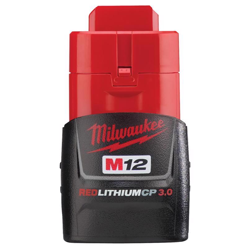 Milwaukee M12 RedLithium 3 Ah Lithium-Ion Battery Pack