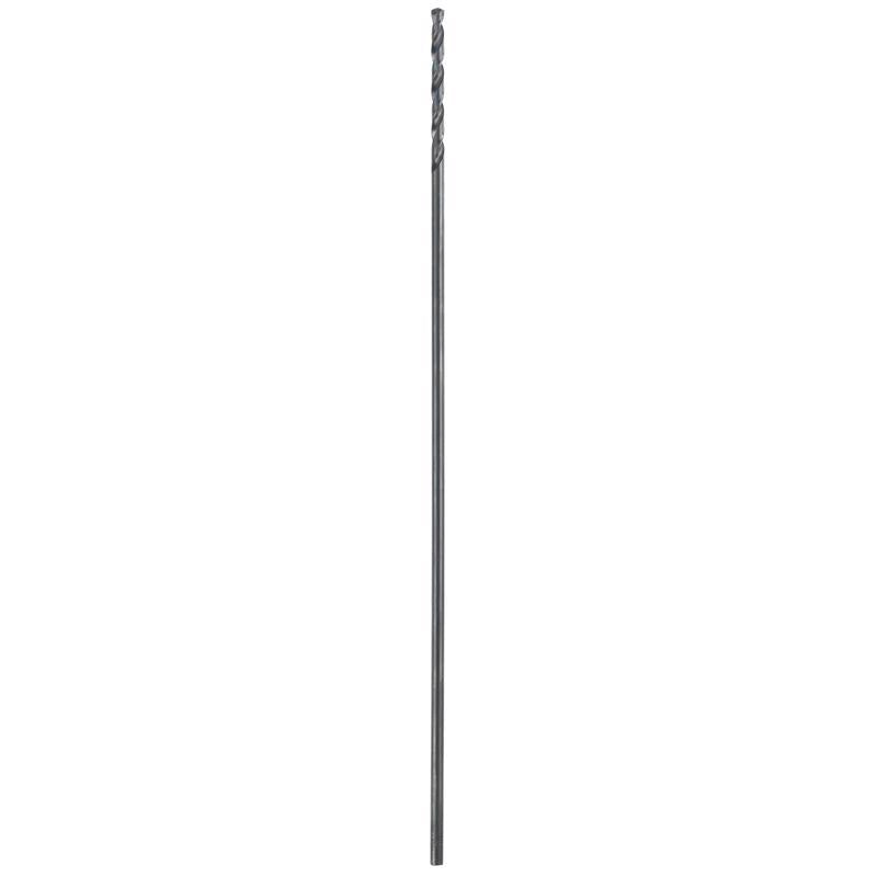 Milwaukee 3/16 in. X 12 in. L Aircraft Length Drill Bit 3-Flat Shank