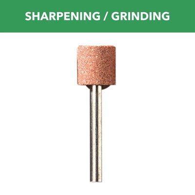 Dremel 3/8 in. D X 3/8 in. L Aluminum Oxide Grinding Stone Cylinder 35000 rpm