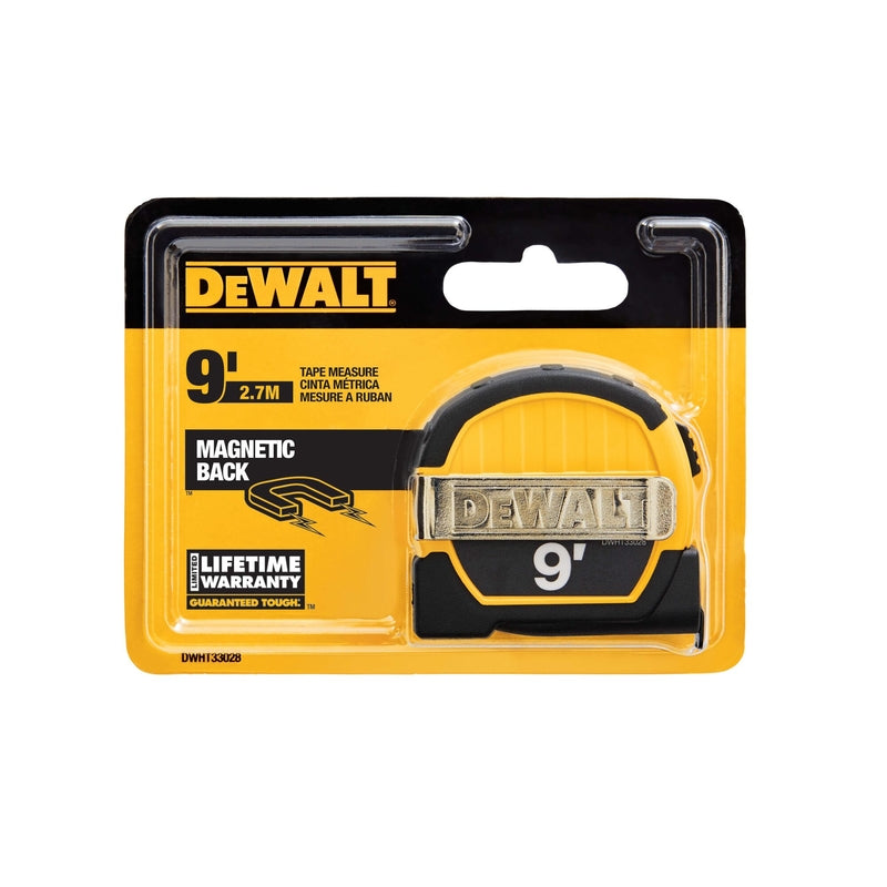DeWalt 9 ft. L X 0.5 in. W Tape Measure