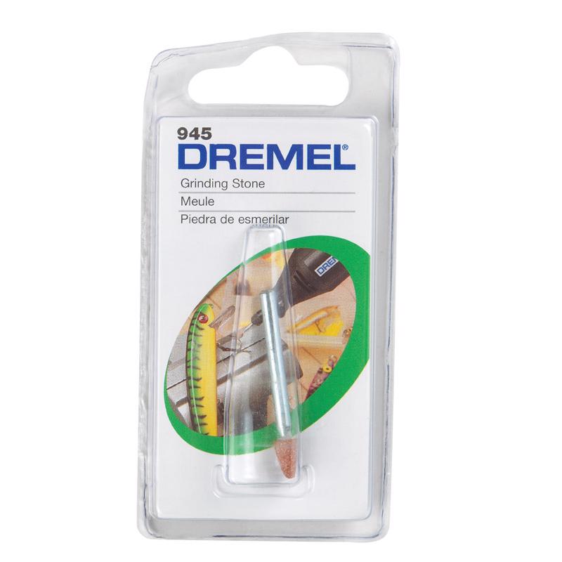 Dremel 3/16 in. D X 3/16 in. L Aluminum Oxide Grinding Stone Conical 35000 rpm