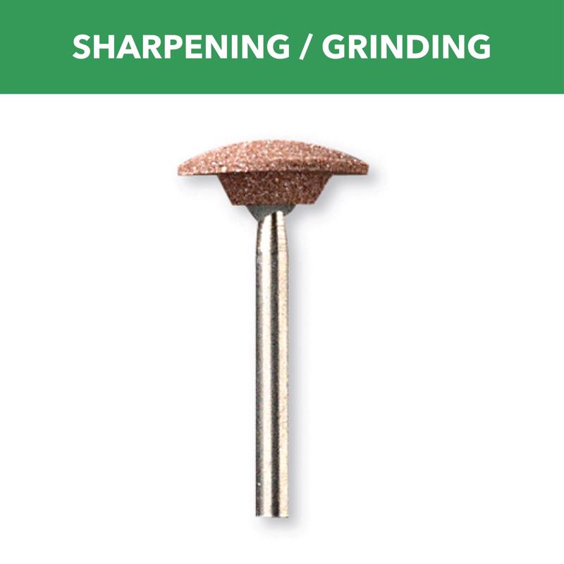 Dremel 5/8 in. D X 5/8 in. L Aluminum Oxide Grinding Stone Domed 35000 rpm