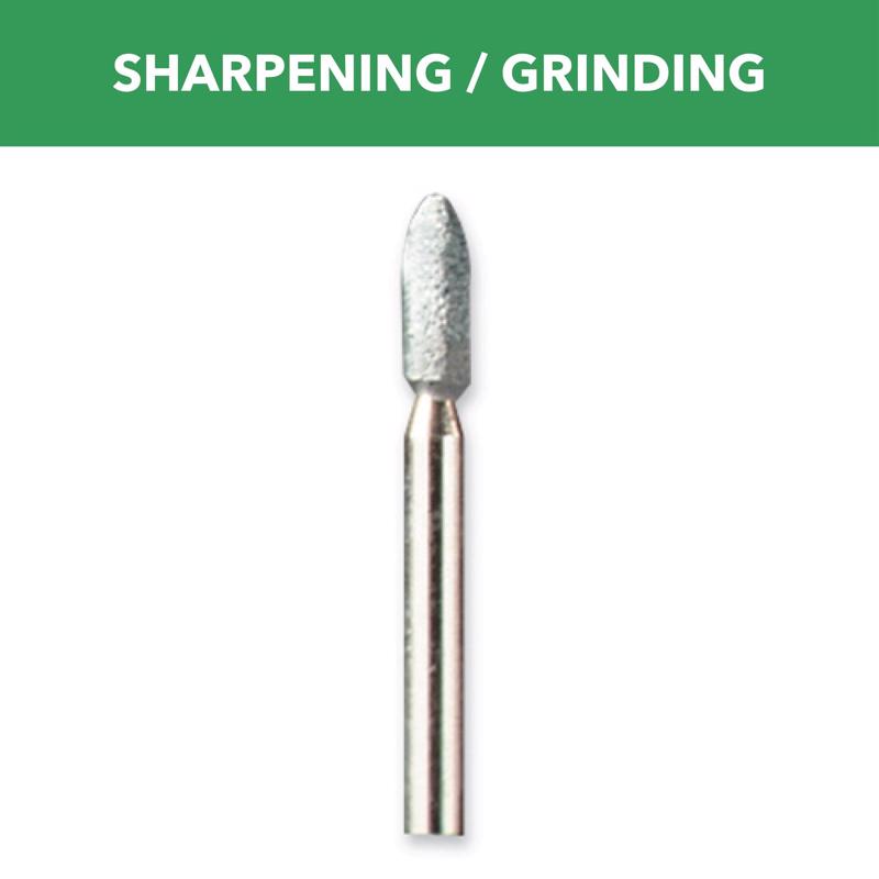 Dremel 1/8 in. D X 1/8 in. L Silicon Carbide Grinding Stone Conical 35000 rpm
