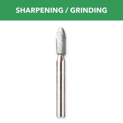 Dremel 1/8 in. D X 1/8 in. L Silicon Carbide Grinding Stone Conical 35000 rpm