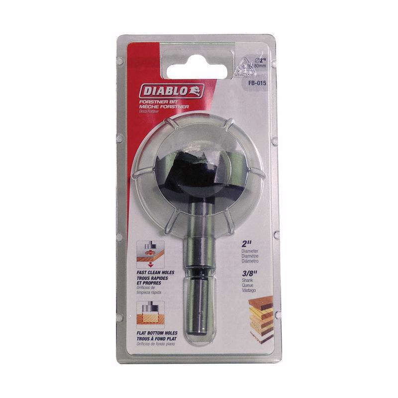Diablo 2 in. X 3-1/2 in. L High Speed Steel Forstner Drill Bit Round Shank