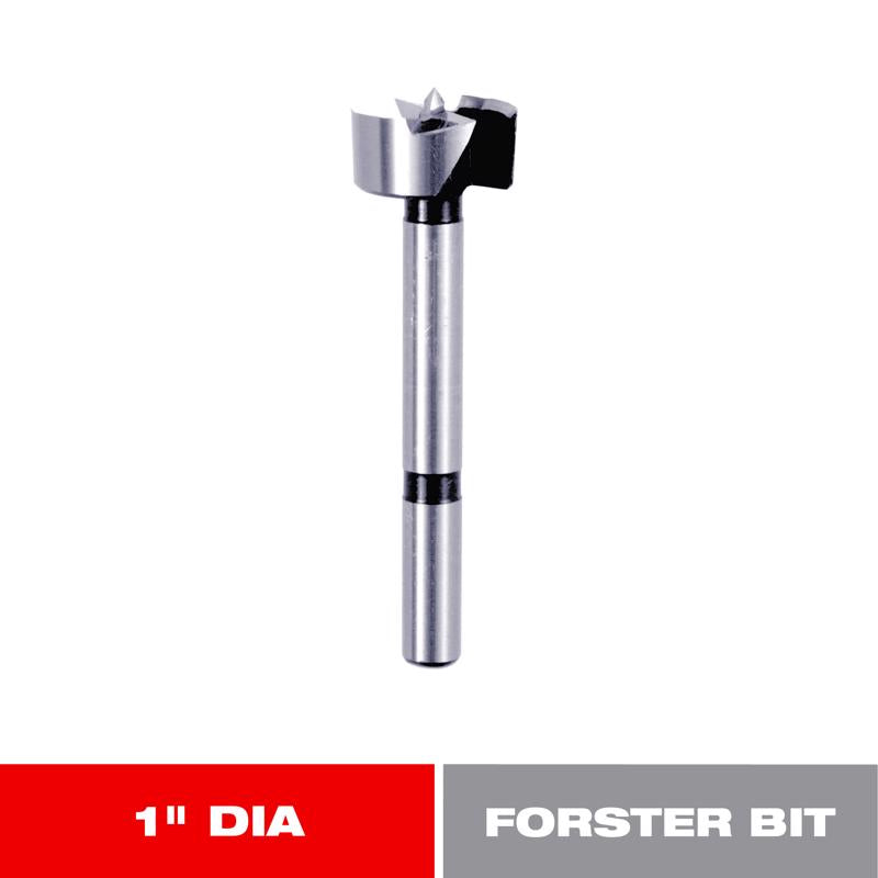 Diablo 1 in. X 3-1/2 in. L High Speed Steel Forstner Drill Bit Round Shank