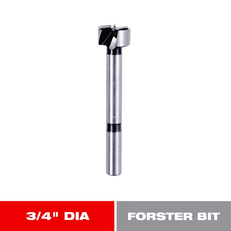 Diablo 3/4 in. X 3-1/2 in. L High Speed Steel Forstner Drill Bit Round Shank