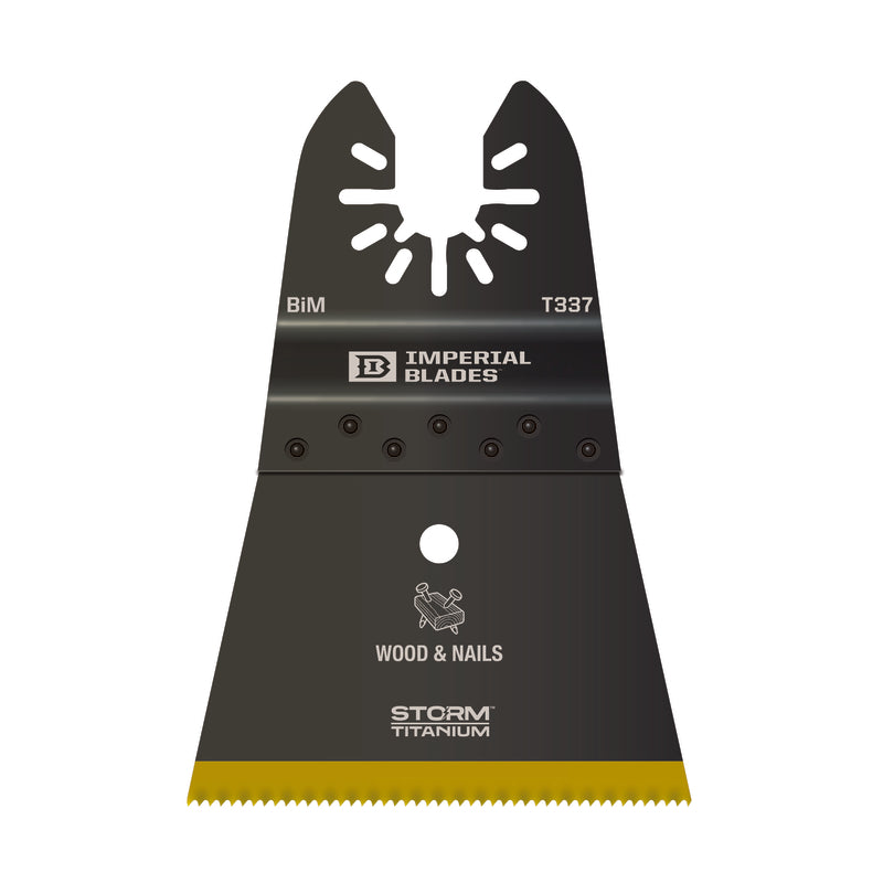 Imperial Blades One Fit 2-1/2 in. L Titanium-Coated Bi-Metal Storm Oscillating Saw Blade
