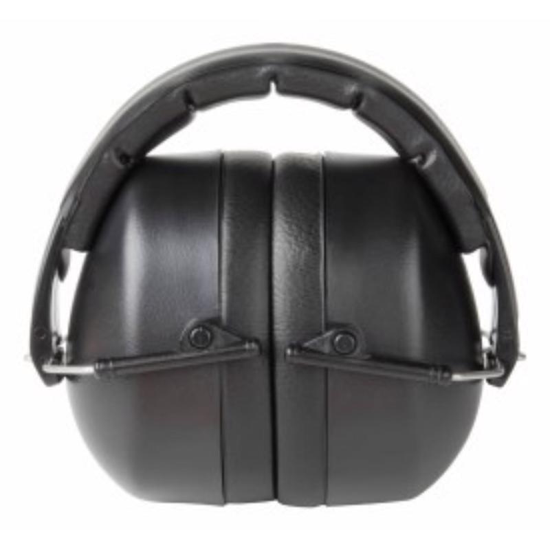 3M 25 dB Soft Foam Folding Earmuffs Black 1 pair