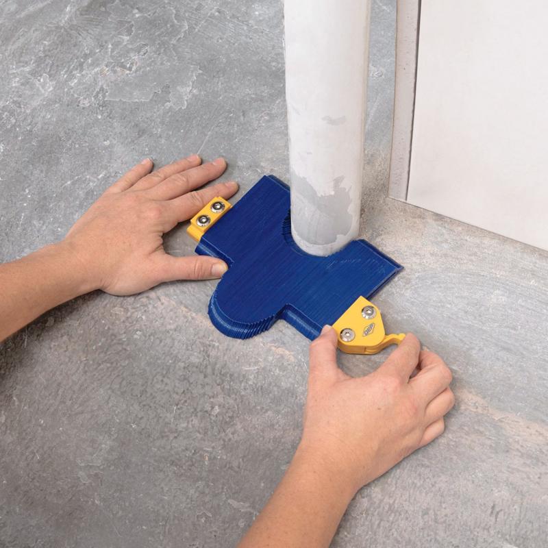QEP 6 in. H X 4 in. W X 1/4 in. L Plastic Contour Gauge