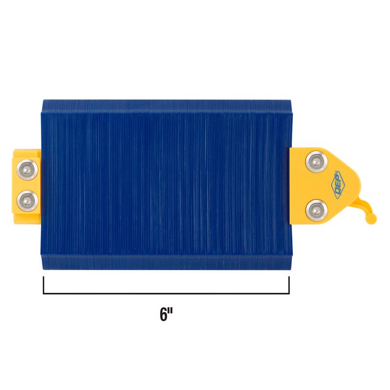 QEP 6 in. H X 4 in. W X 1/4 in. L Plastic Contour Gauge
