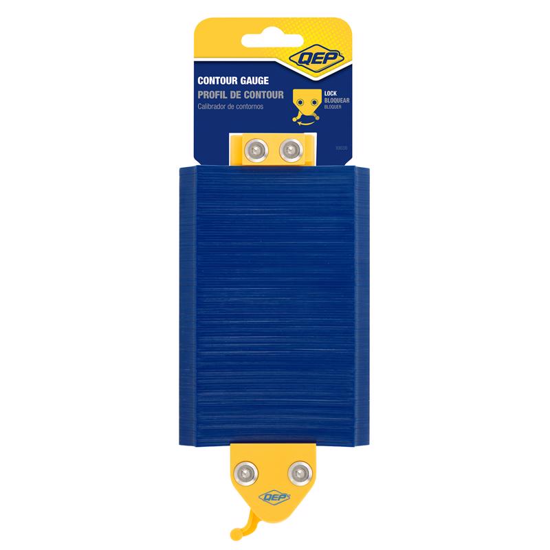 QEP 6 in. H X 4 in. W X 1/4 in. L Plastic Contour Gauge