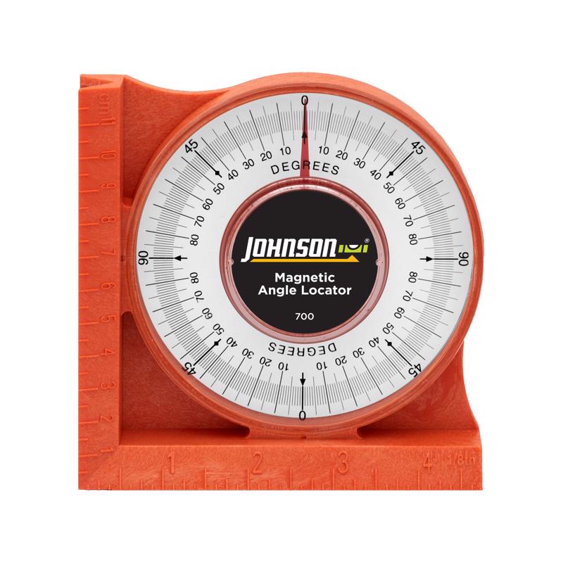 Johnson 4-3/4 in. L X 4-3/4 in. W Angle Finder Orange