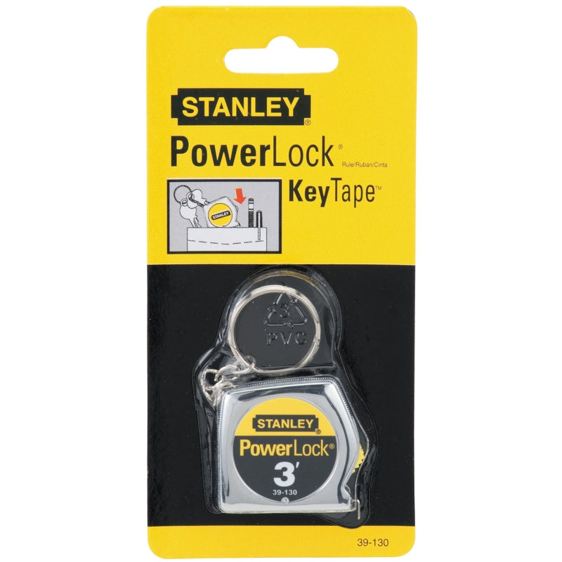 Stanley PowerLock 3 ft. L X 0.25 in. W Compact Keychain Tape Measure