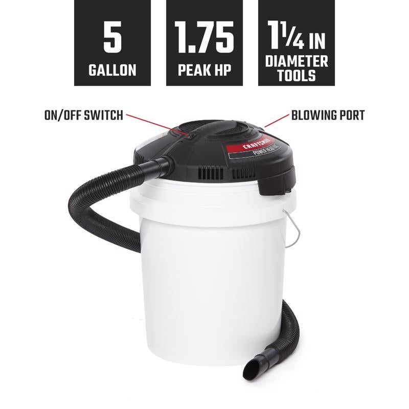 Craftsman 12.5 in. L X 12.5 in. W X 12.5 in. D Wet/Dry Vac Powerhead