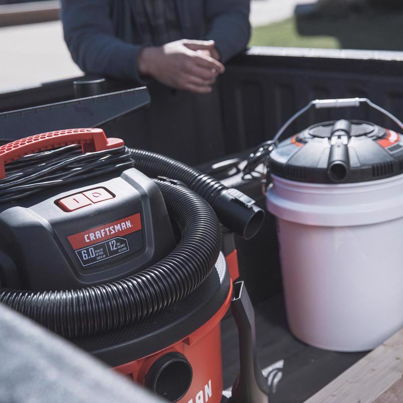 Craftsman 12.5 in. L X 12.5 in. W X 12.5 in. D Wet/Dry Vac Powerhead