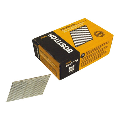 Bostitch 2-1/4 in. L X 15 Ga. Angled Strip Coated Finish Nails 3,655 pk
