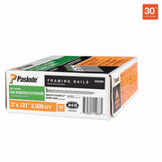 Paslode RounDrive 3 in. L Angled Strip Hot-Dip Galvanized Framing Nails 30 deg 2,000 pk