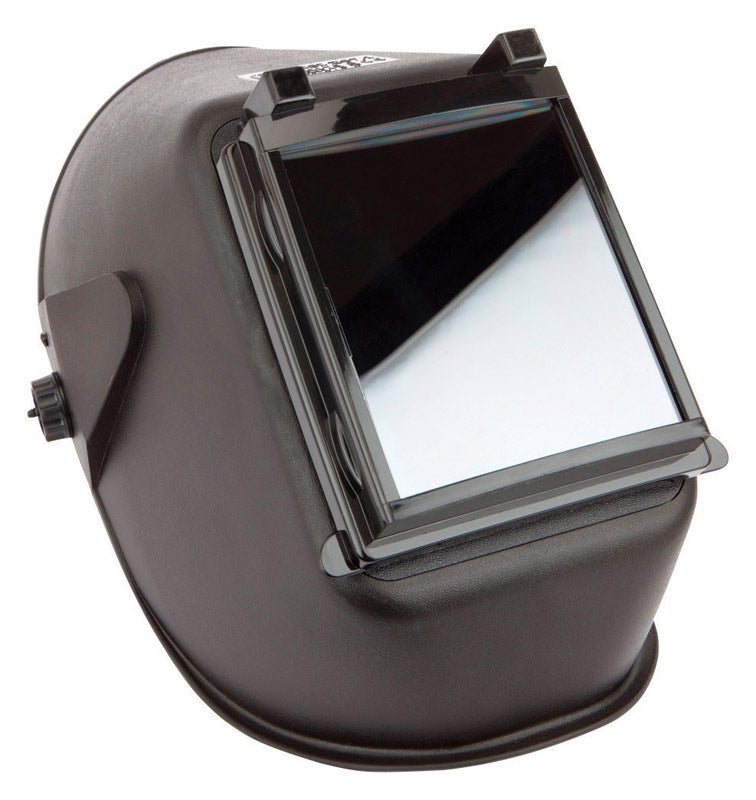 Forney Bandit III 5.25 in. H X 4.5 in. W Fixed Shade Traditional Welding Helmet #10 Black