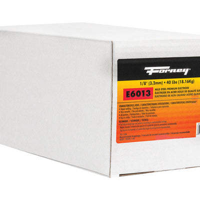 Forney 1/8 in. D X 15 in. L E6013 Mild Steel Welding Electrodes 83000 psi 40 lb
