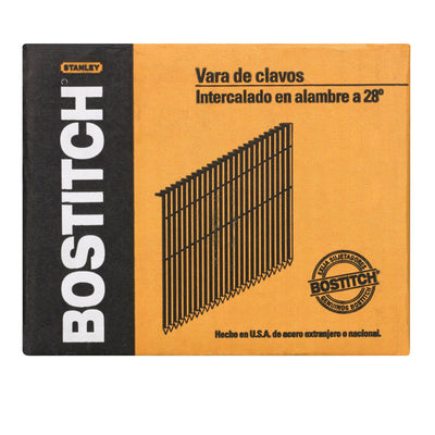 Bostitch 3-1/4 in. L Angled Strip Galvanized Framing Nails 28 deg 2000 pk