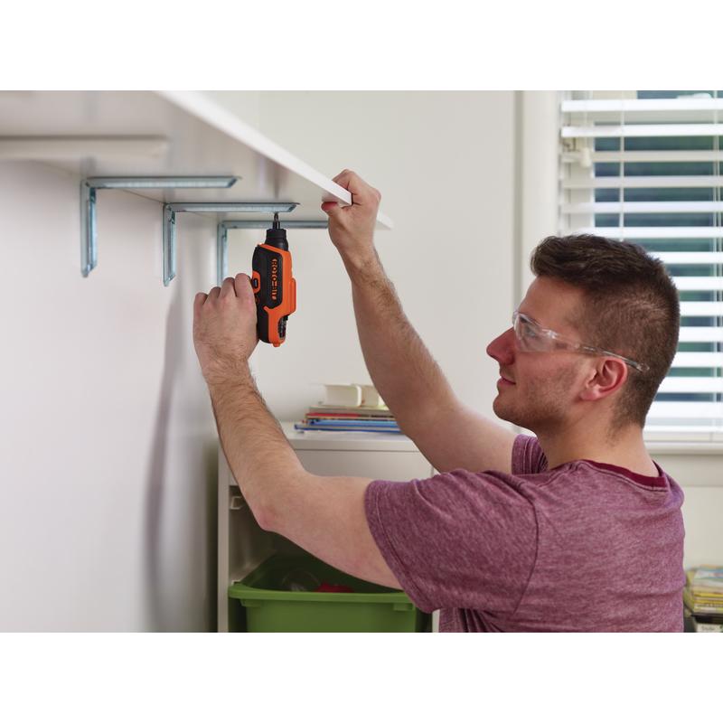 Black+Decker 4V Roto-Bit Cordless Rechargeable Screwdriver Kit (Battery & Charger)