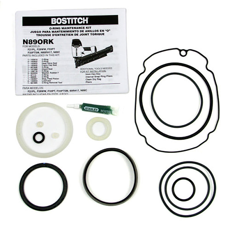 Bostitch O-Ring Repair Kit For F21, F28, F33 and N89C Nailers