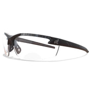 Edge Eyewear Zorge G2 Wraparound Safety Glasses Clear Lens Black Frame