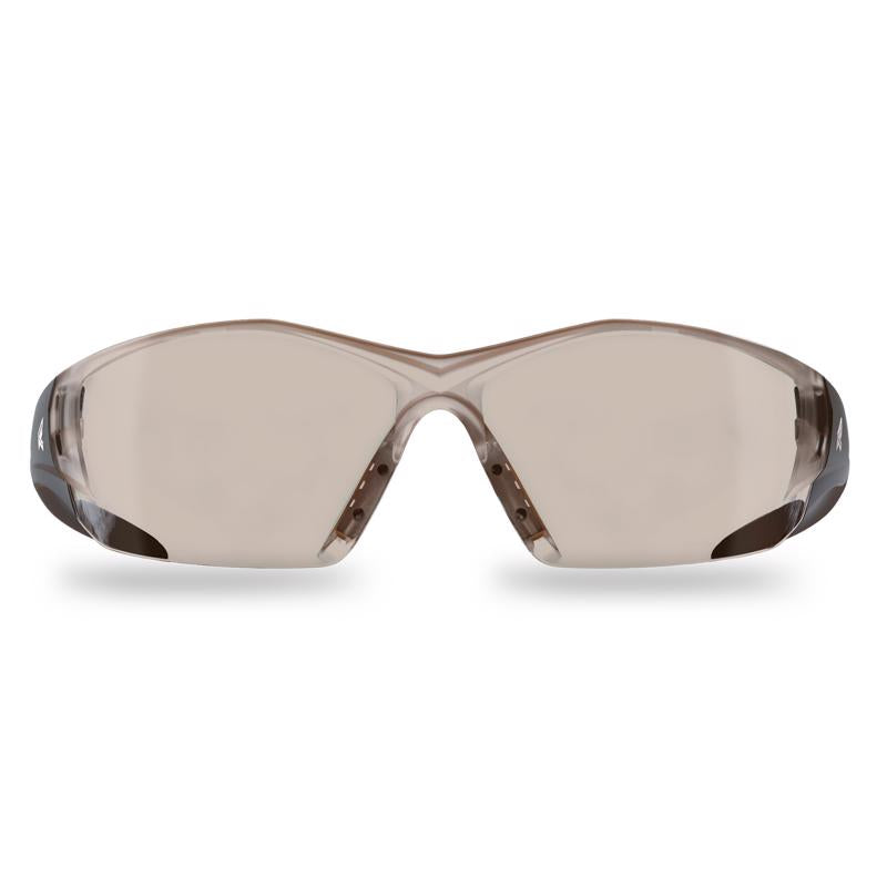Edge Eyewear Delano G2 Wraparound Safety Glasses Gray Lens Black Frame