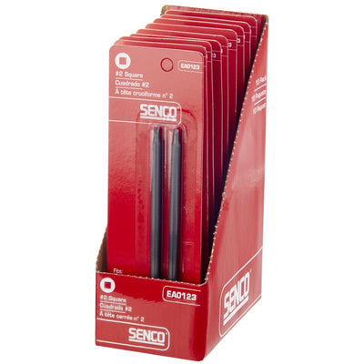 Senco Duraspin Square #2 X 5 in. L Driver Bit Steel 2 pk