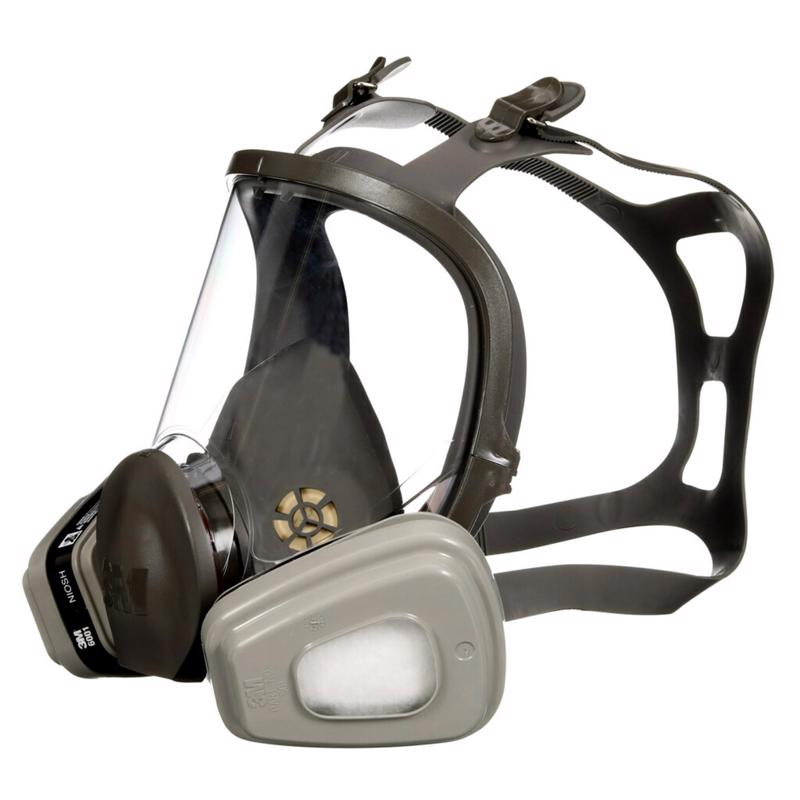 3M P95 Paint Project Full Face Respirator Black M