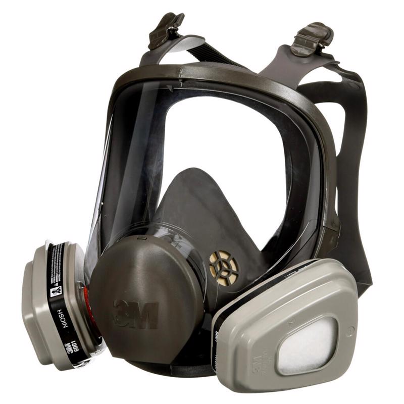 3M P95 Paint Project Full Face Respirator Black M