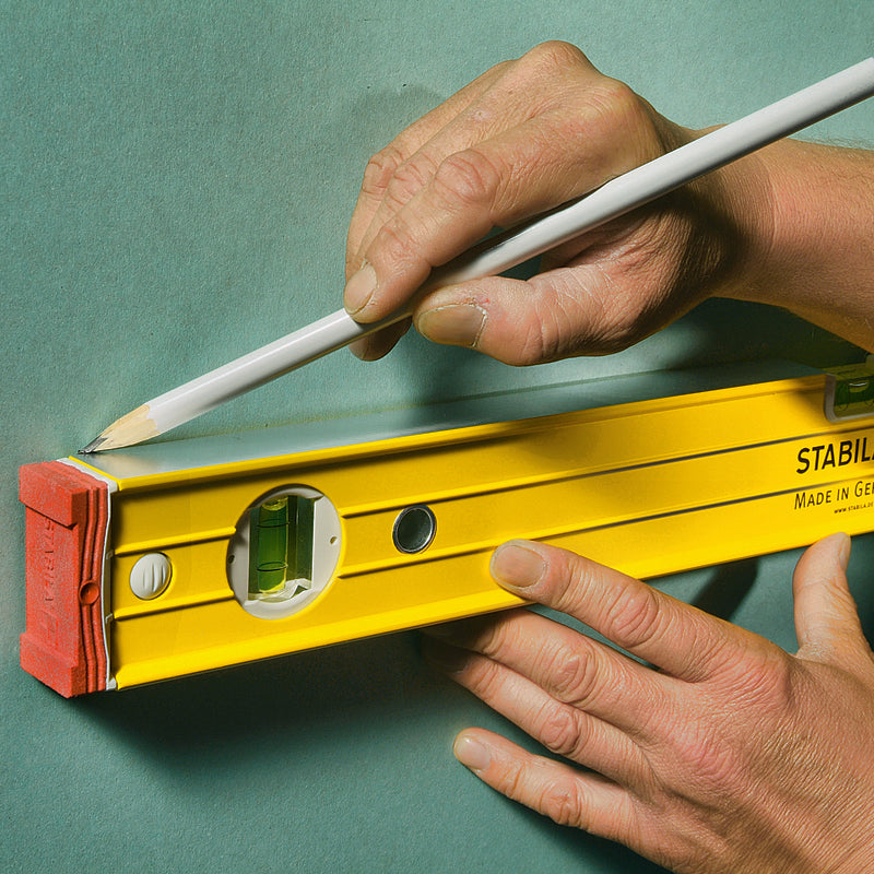 STABILA 32 in. Aluminum Type 196 Heavy Duty Level 3 vial