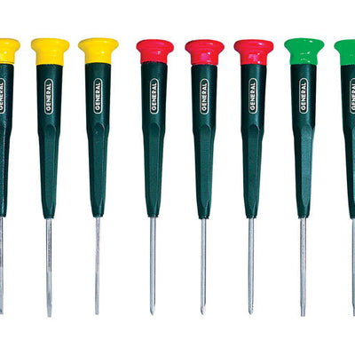 General Multi-Bit Screwdriver Set 10 pc