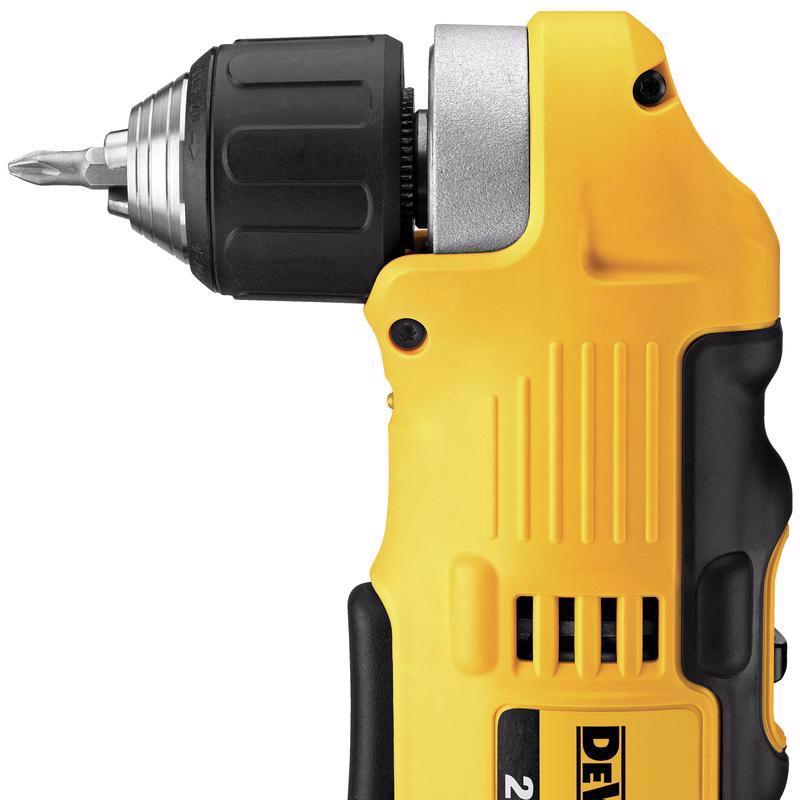 DeWalt 20V MAX 3/8 in. Brushed Cordless Right Angle Drill Kit (Battery & Charger)