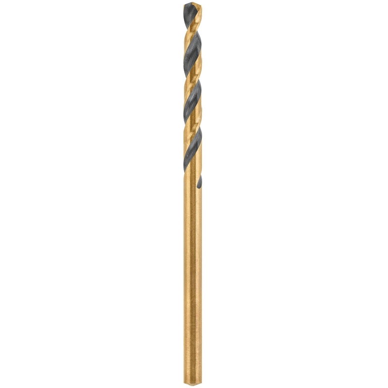 DeWalt Black & Gold 5/32 in. X 3.12 in. L High Speed Steel Split Point Drill Bit Round Shank