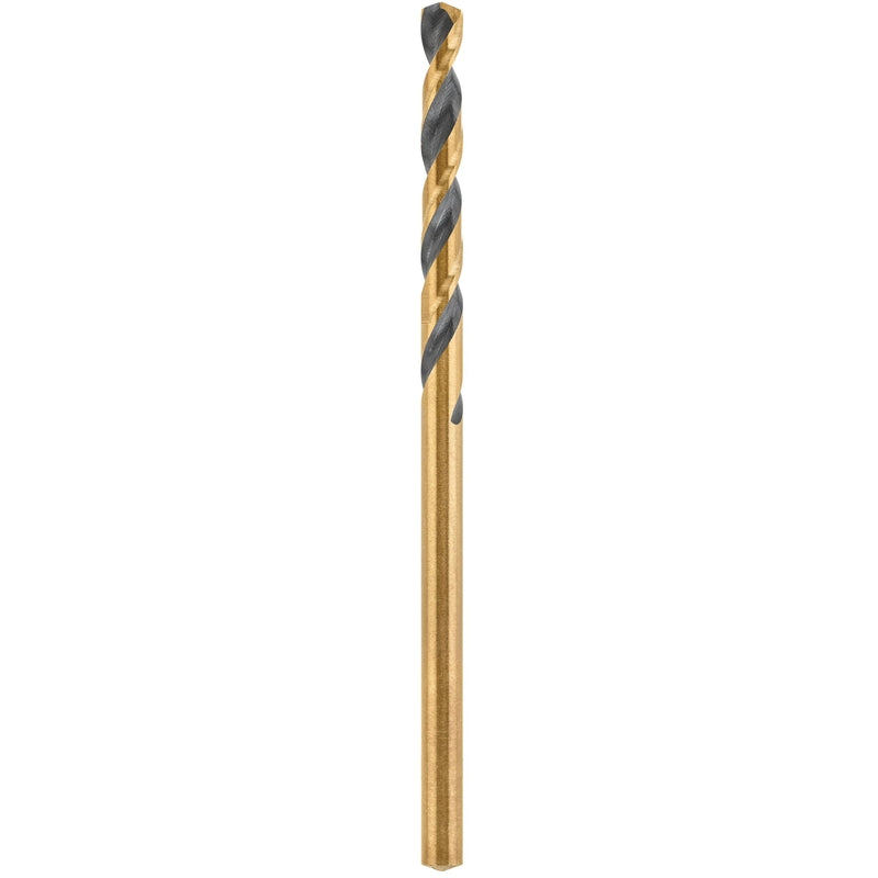 DeWalt Black & Gold 3/16 in. X 3.5 in. L High Speed Steel Split Point Drill Bit Round Shank